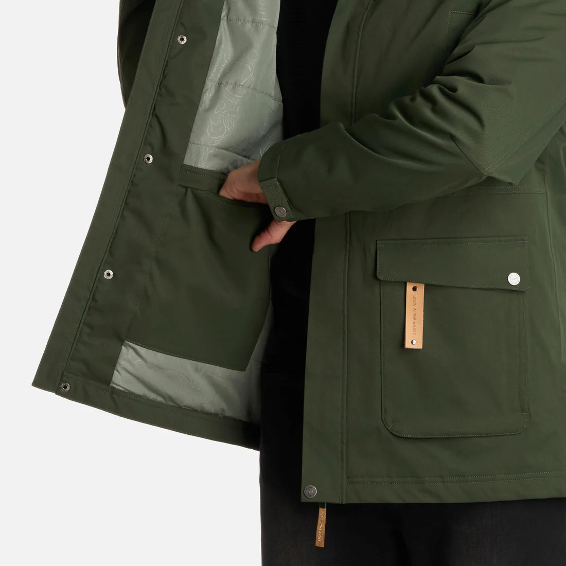Chaqueta Hombre DayBreak B-Dry Jacket Verde Militar