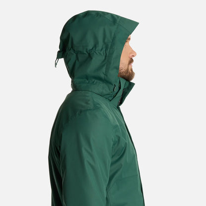 Chaqueta Hombre Tres Cruces Fusion-3 Hoody Verde Botella