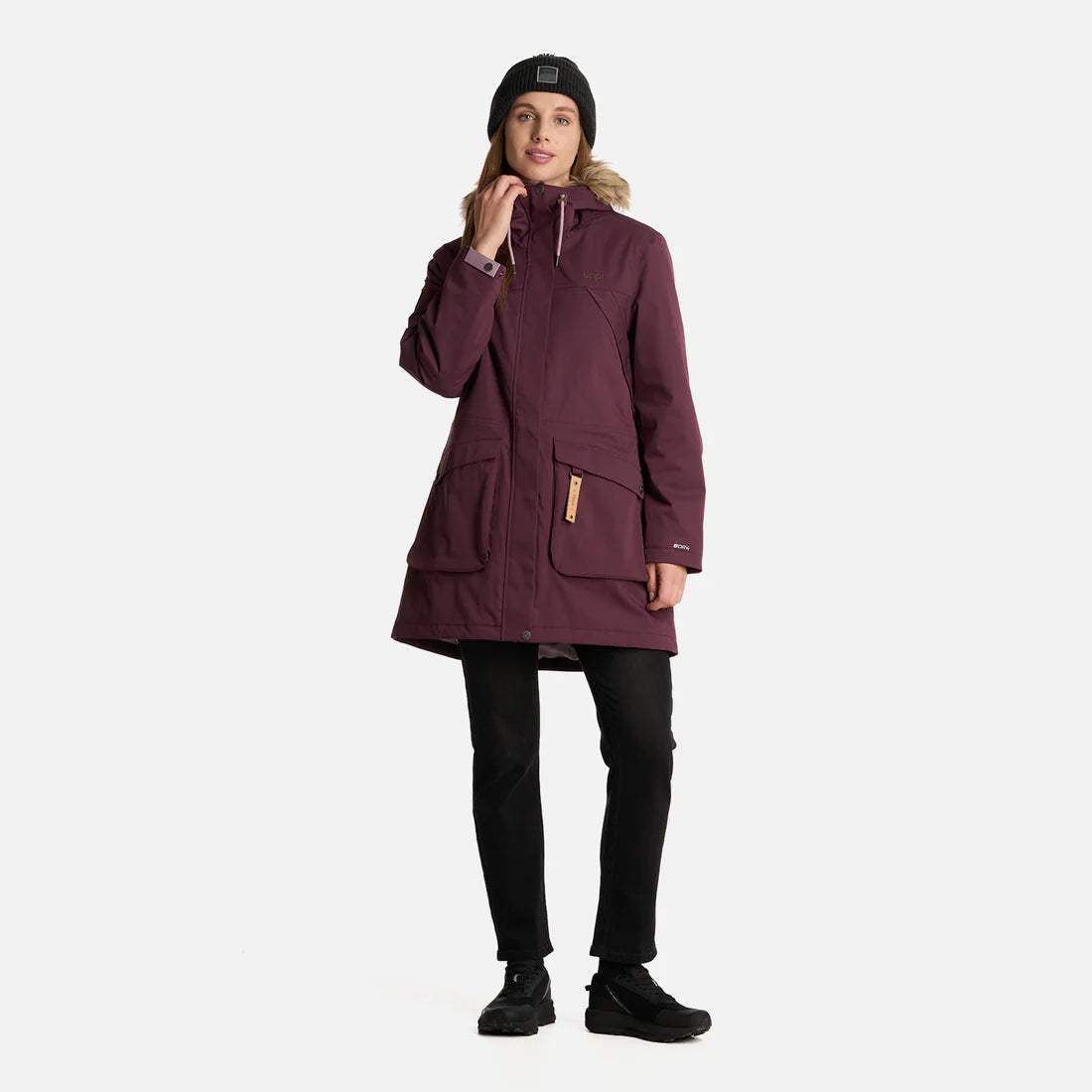 Chaqueta Mujer DayBreak B-Dry Jacket Vino