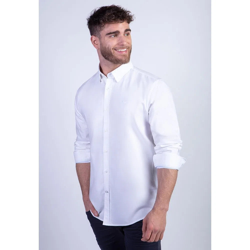 Camisa Hombre Smart Casual Bristol Ferouch White
