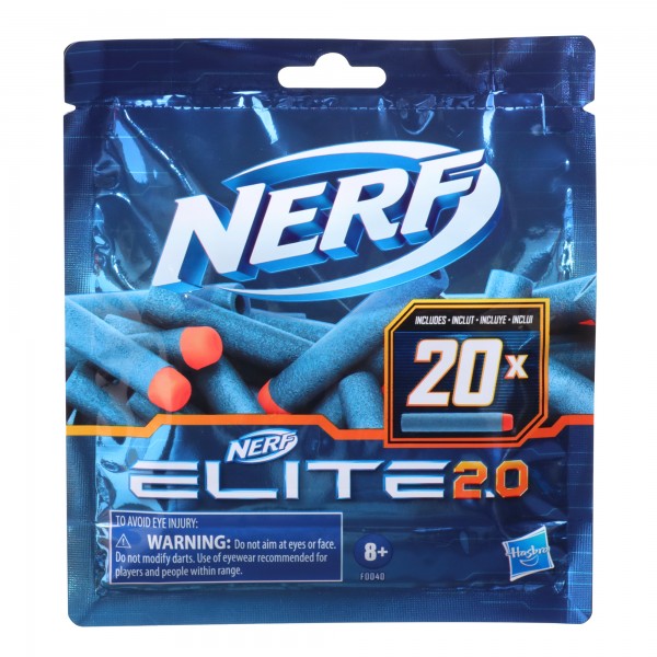 Repuesto Nerf Elite 2.0 – 20 Dardos
