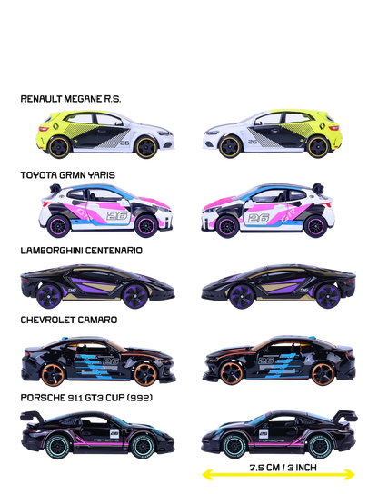 Set de autos Neon