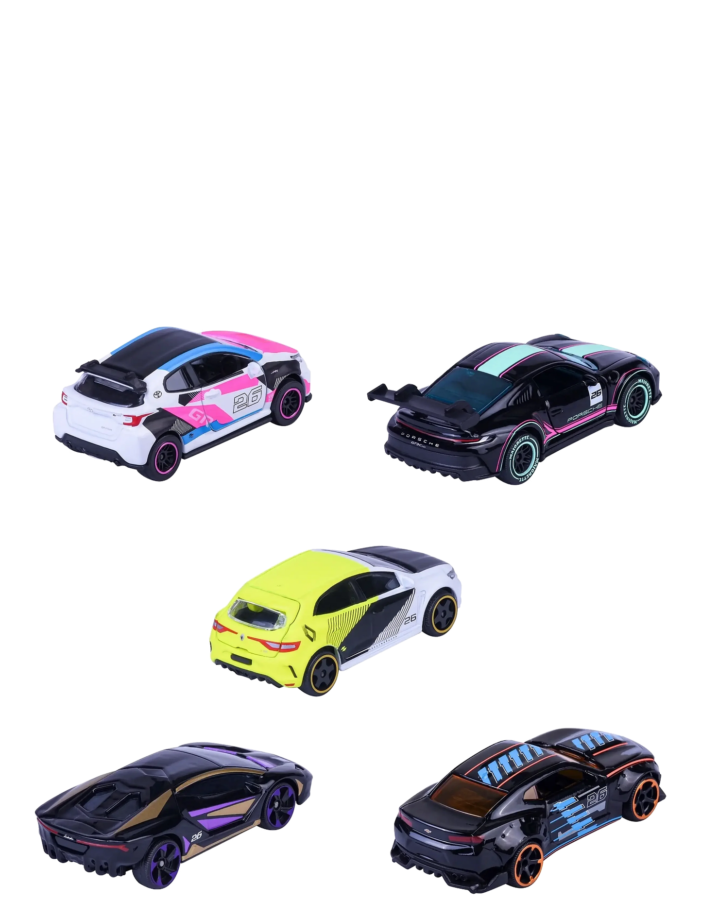 Set de autos Neon