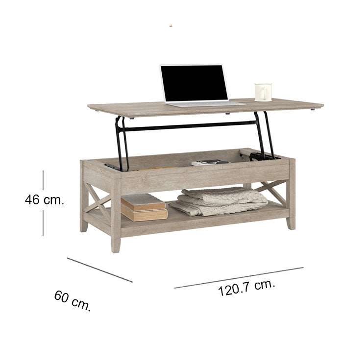 Mesa de Centro Elevable Grey Wash