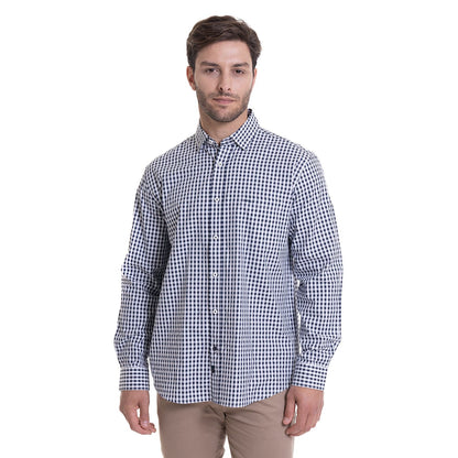 camisa-hombre-brooklyn-cuadrillé-regular-fit-azul-marino