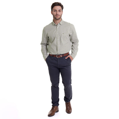 camisa-hombre-brooklyn-cuadrillé-regular-fit-oliva-claro