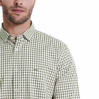 camisa-hombre-brooklyn-cuadrillé-regular-fit-oliva-claro