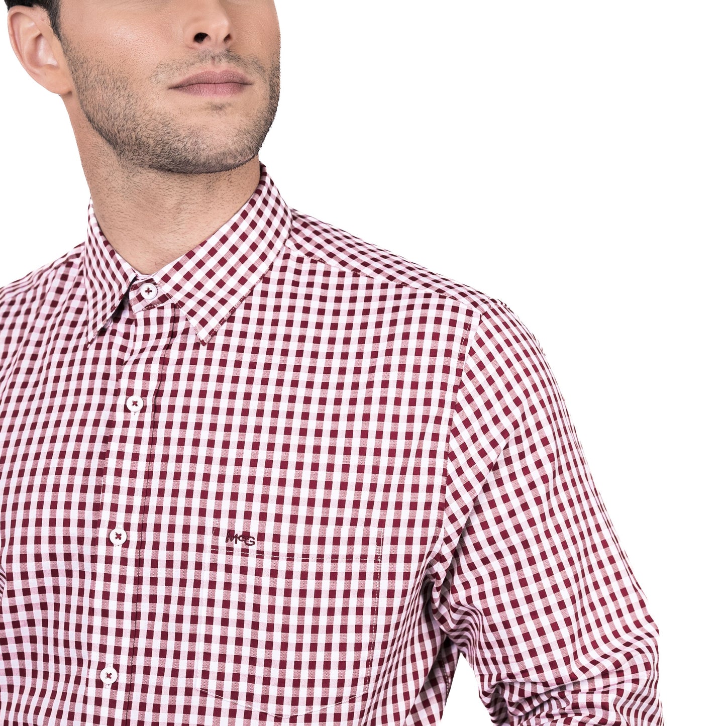 camisa-hombre-brooklyn-cuadrillé-regular-fit-rojo