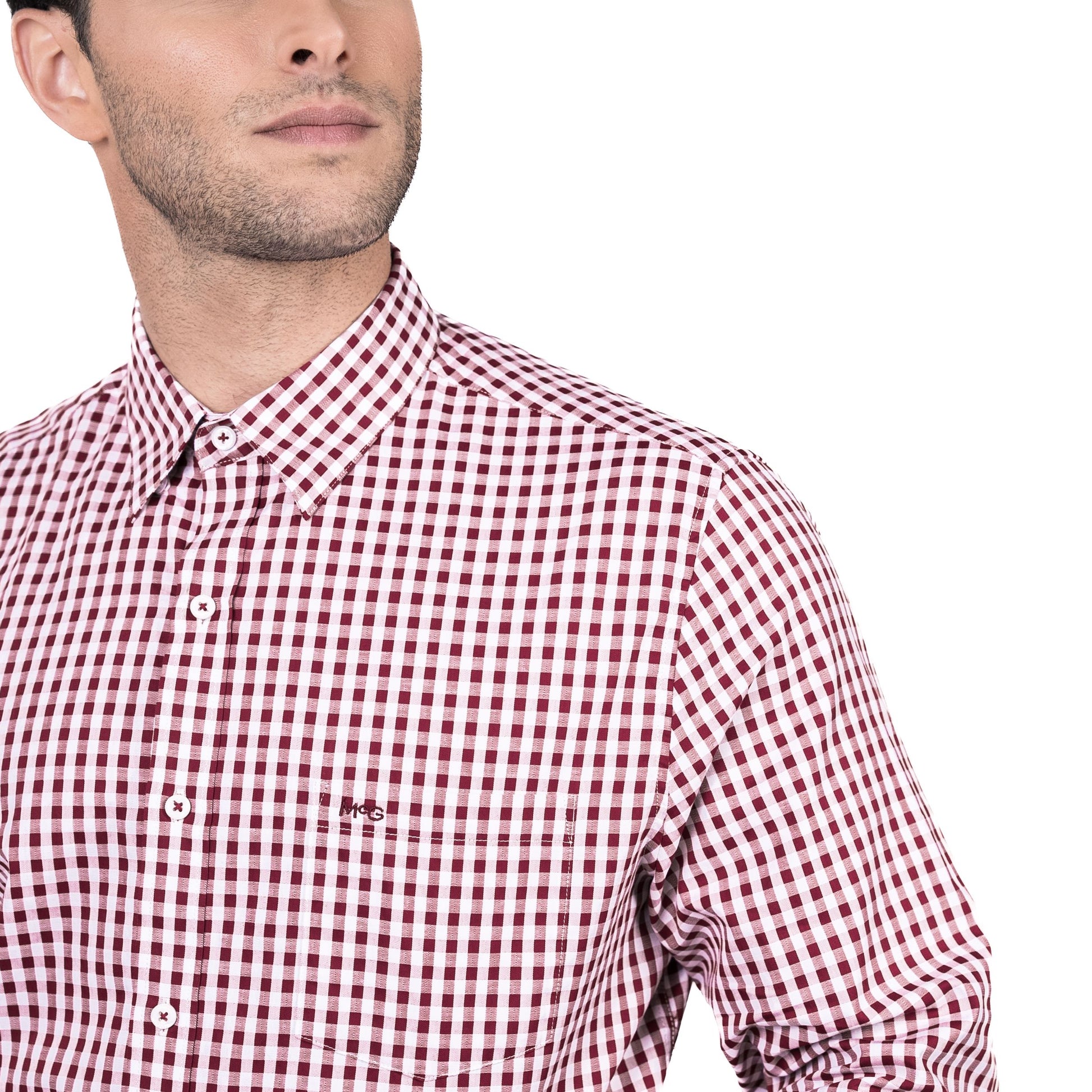 camisa-hombre-brooklyn-cuadrillé-regular-fit-rojo