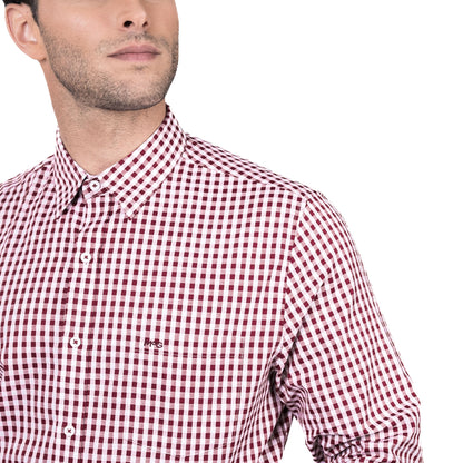 camisa-hombre-brooklyn-cuadrillé-regular-fit-rojo