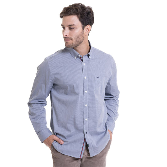 camisa-hombre-bronx-micro-cuadro-regular-fit-azul-marino