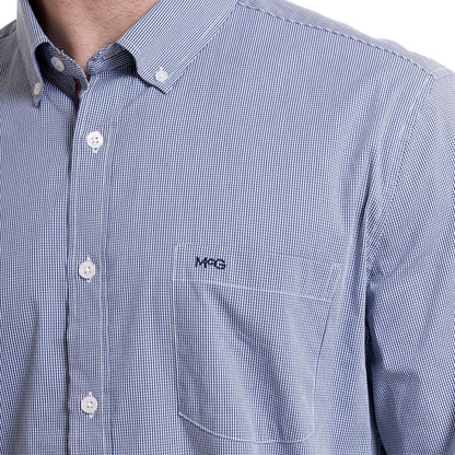 camisa-hombre-bronx-micro-cuadro-regular-fit-azul-marino