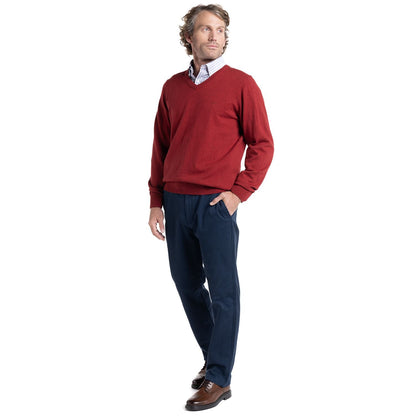 sweater-hombre-midtown-v-neck-rojo