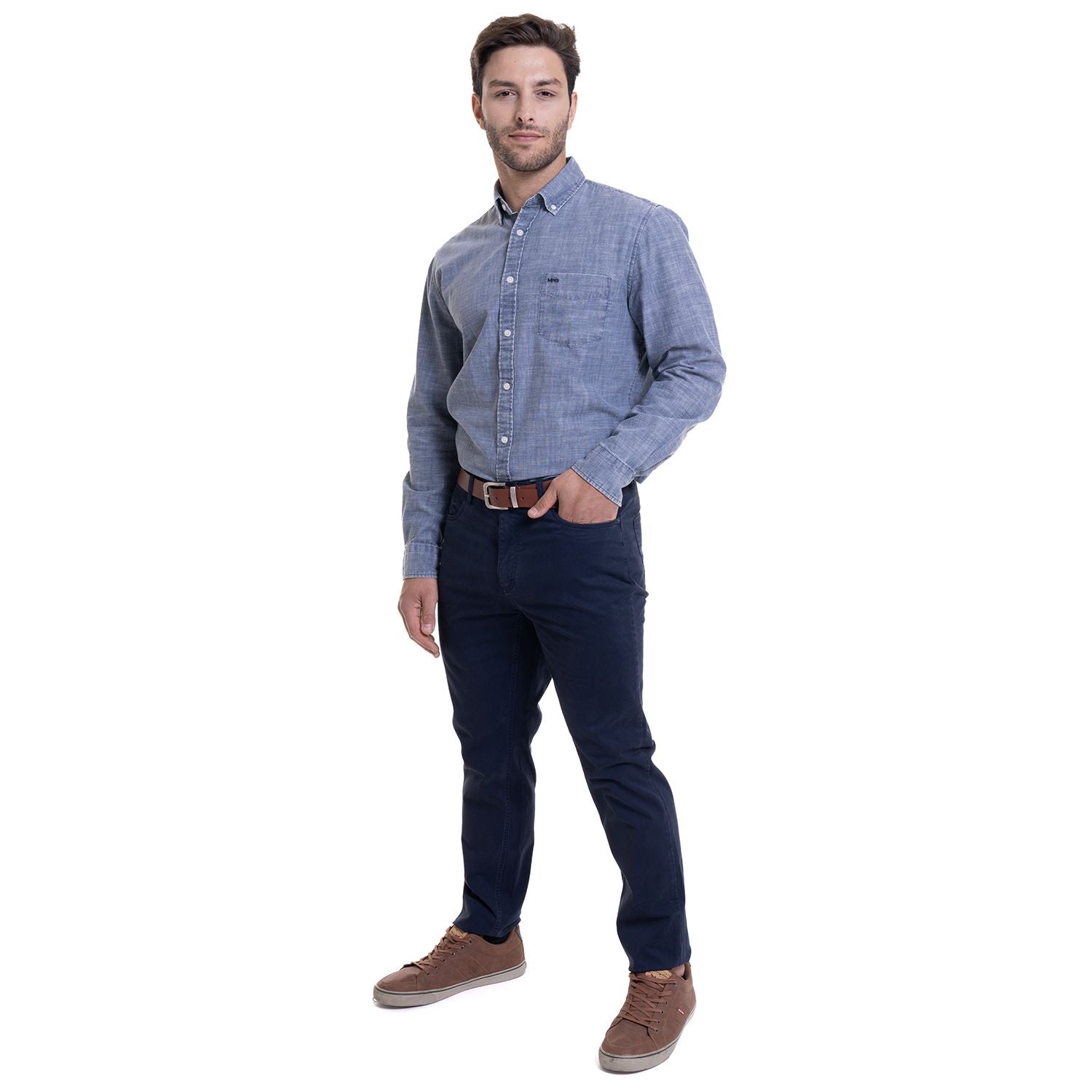 pantalón-hombre-maspeth-5-pocket-comfort-fit-azul-francia