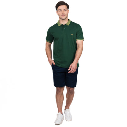 Bermuda Hombre Newburgh Frente Plano Comfort Fit Azul Marino