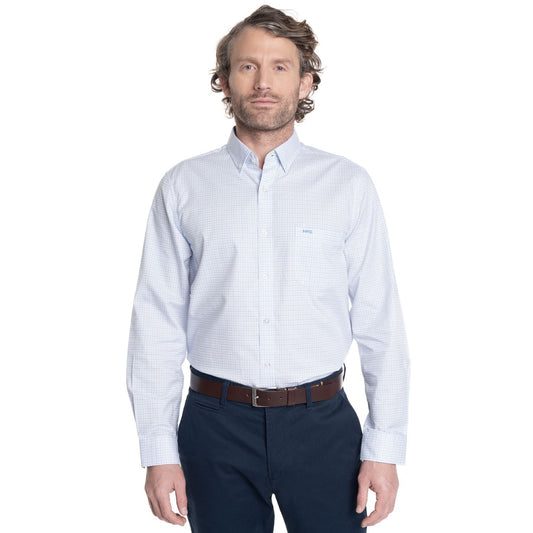 camisa-hombre-manga-larga-smart-cuadros-wall-street-blanca