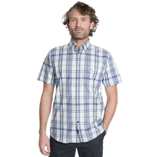 camisa-hombre-manga-corta-escocesa-radio-city-celeste