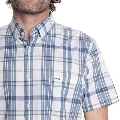 camisa-hombre-manga-corta-escocesa-radio-city-celeste