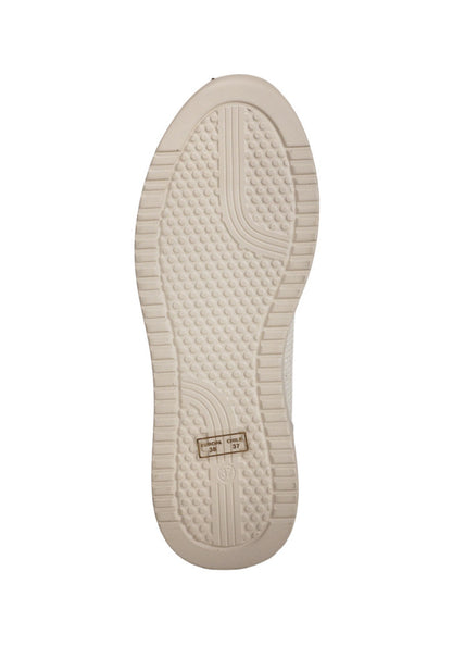 Mocasin Mujer Cuero Zullys Nacar