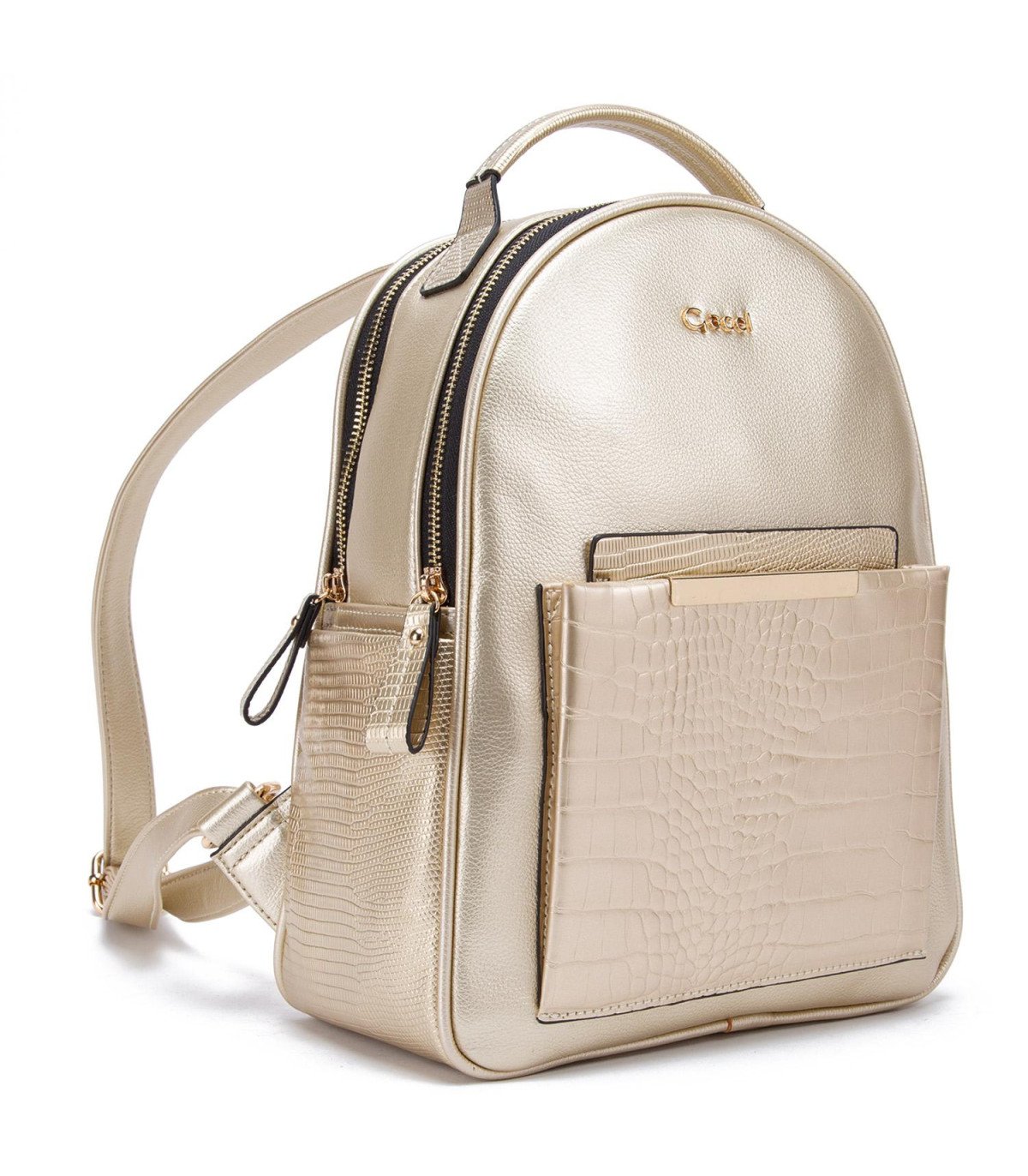 Mochila Mujer Gacel Pequeña Dorado