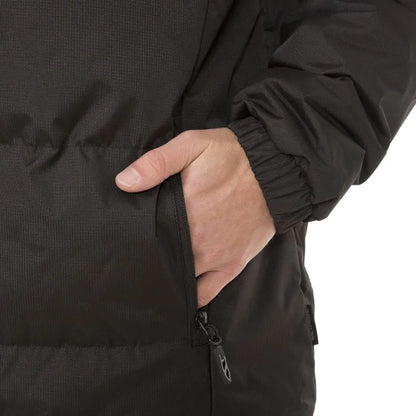 Parka Hombre con Cierre y Gorro Clip Negro