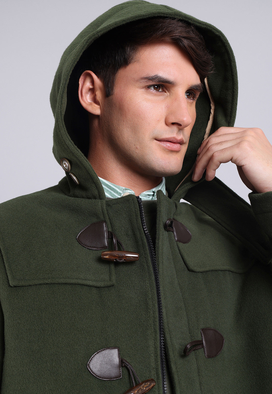 Montgomery Hombre Liso Verde Musgo