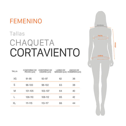 Cortaviento Mujer Compass