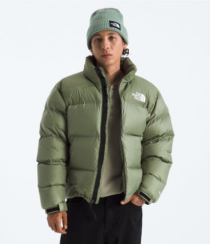 Chaqueta Hombre De Pluma 1996 Retro Nuptse Verde Claro