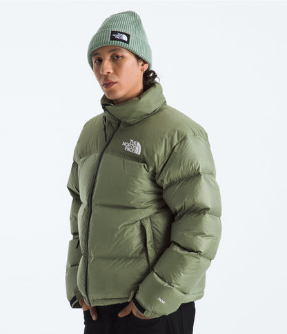 Chaqueta Hombre De Pluma 1996 Retro Nuptse Verde Claro