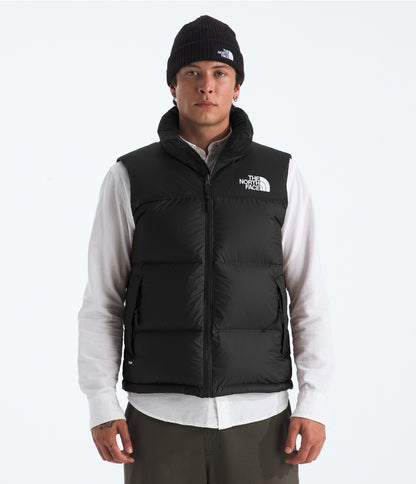 Chaqueta Hombre Sin Mangas De Pluma 1996 Retro Nuptse Vest Negra
