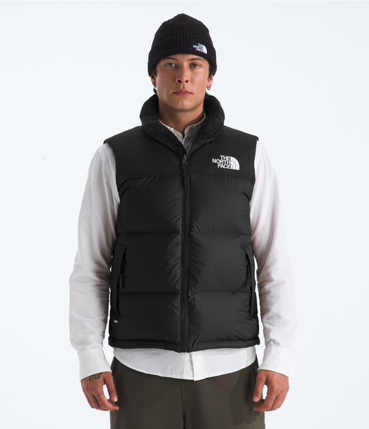 Chaqueta Hombre Sin Mangas De Pluma 1996 Retro Nuptse Vest Negra