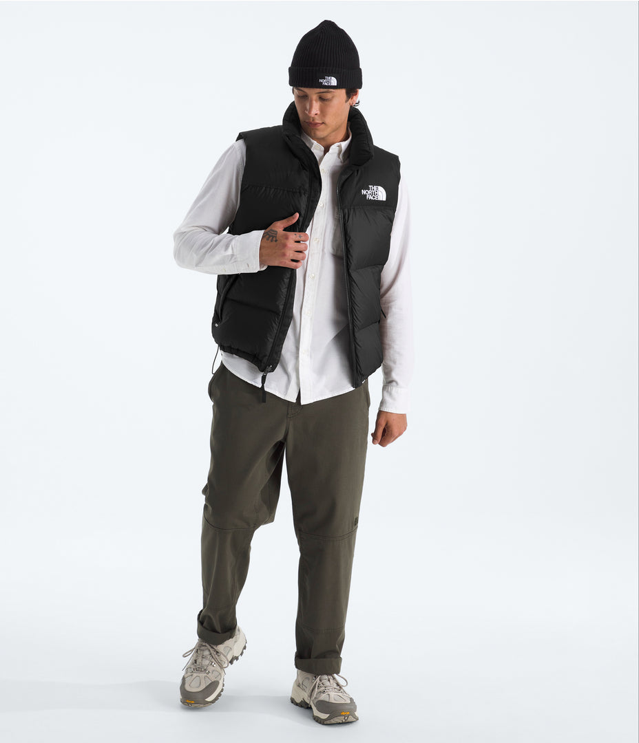Chaqueta Hombre Sin Mangas De Pluma 1996 Retro Nuptse Vest Negra