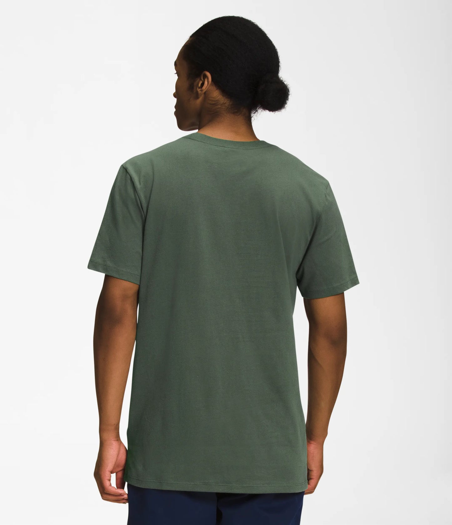 Polera Hombre Half Dome Verde Oscuro