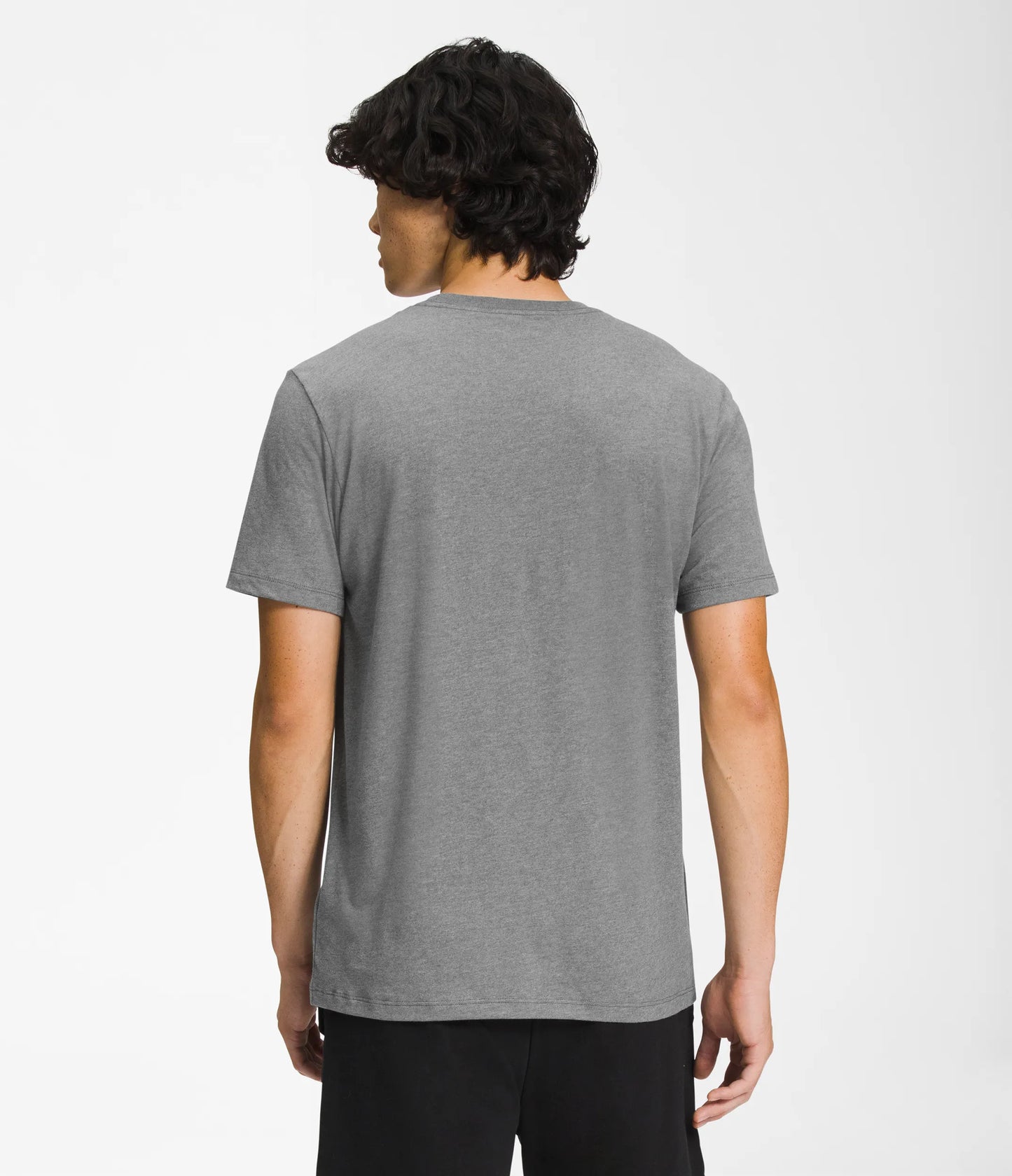 Polera Hombre Manga Corta Half Dome Gris