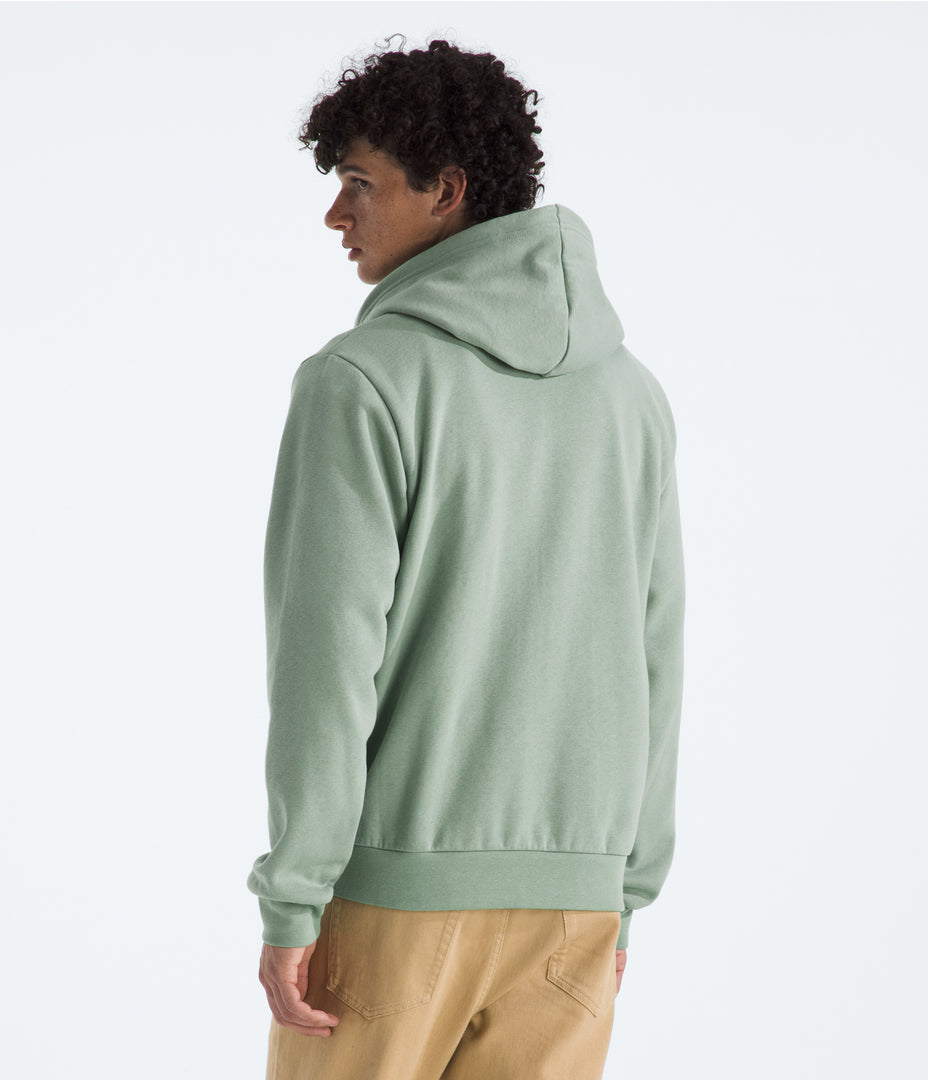 Poleron Hombre Evo Emb Full Zip Hoodie Verde Claro