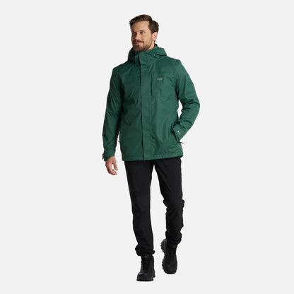 Chaqueta Hombre Tres Cruces Fusion-3 Hoody Verde Botella
