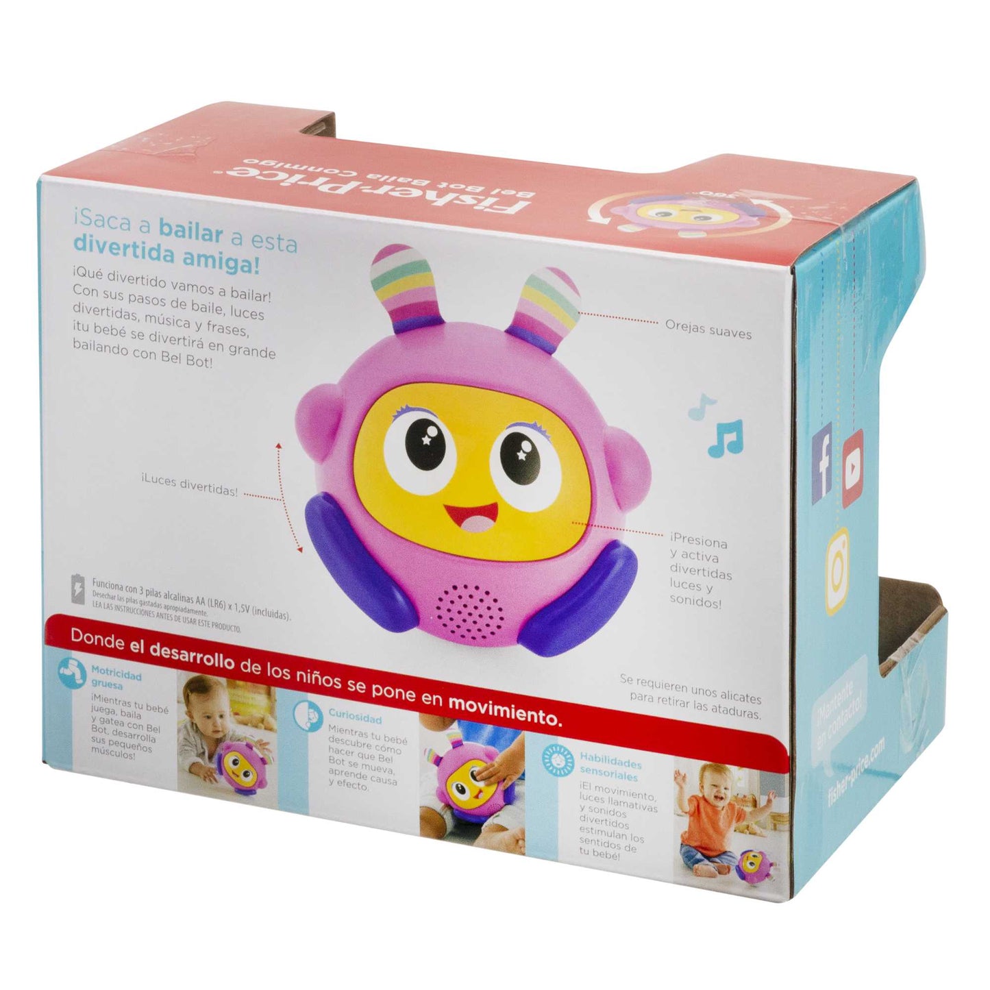 Juguete Musical Bebés Bel Bot Baila Conmigo Rosado