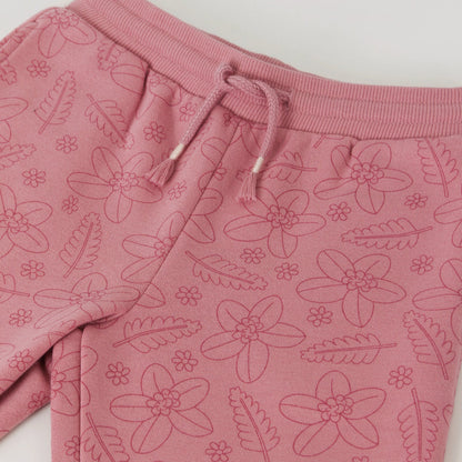 Buzo Niña Vuelos Flores Rosado