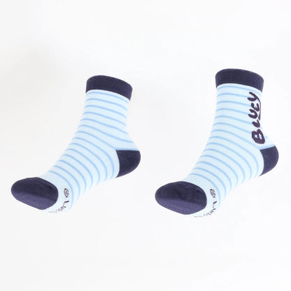 Tripack Calcetines Niño Celeste Rayas