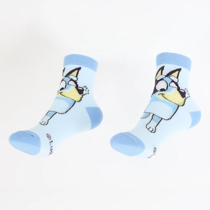 Tripack Calcetines Niño Celeste Rayas