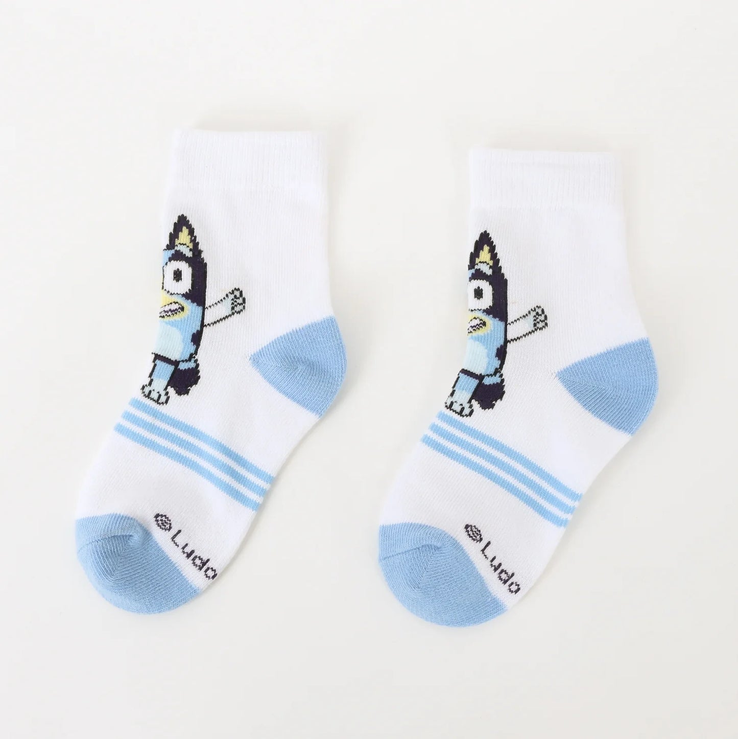 Tripack Calcetines Niña Blanco Full Print