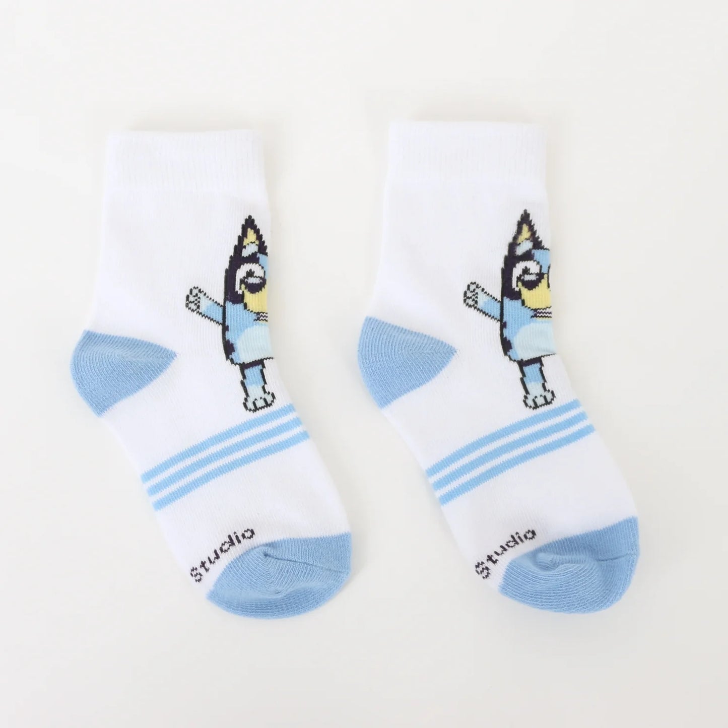 Tripack Calcetines Niña Blanco Full Print