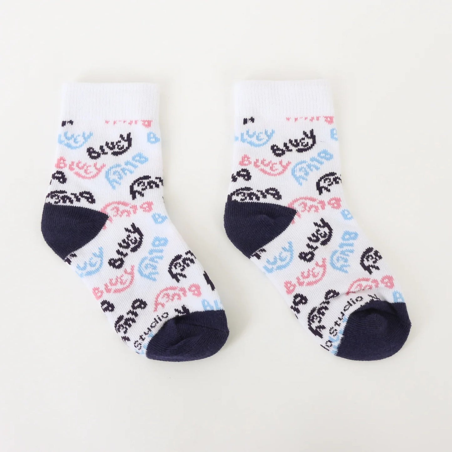 Tripack Calcetines Niña Blanco Full Print