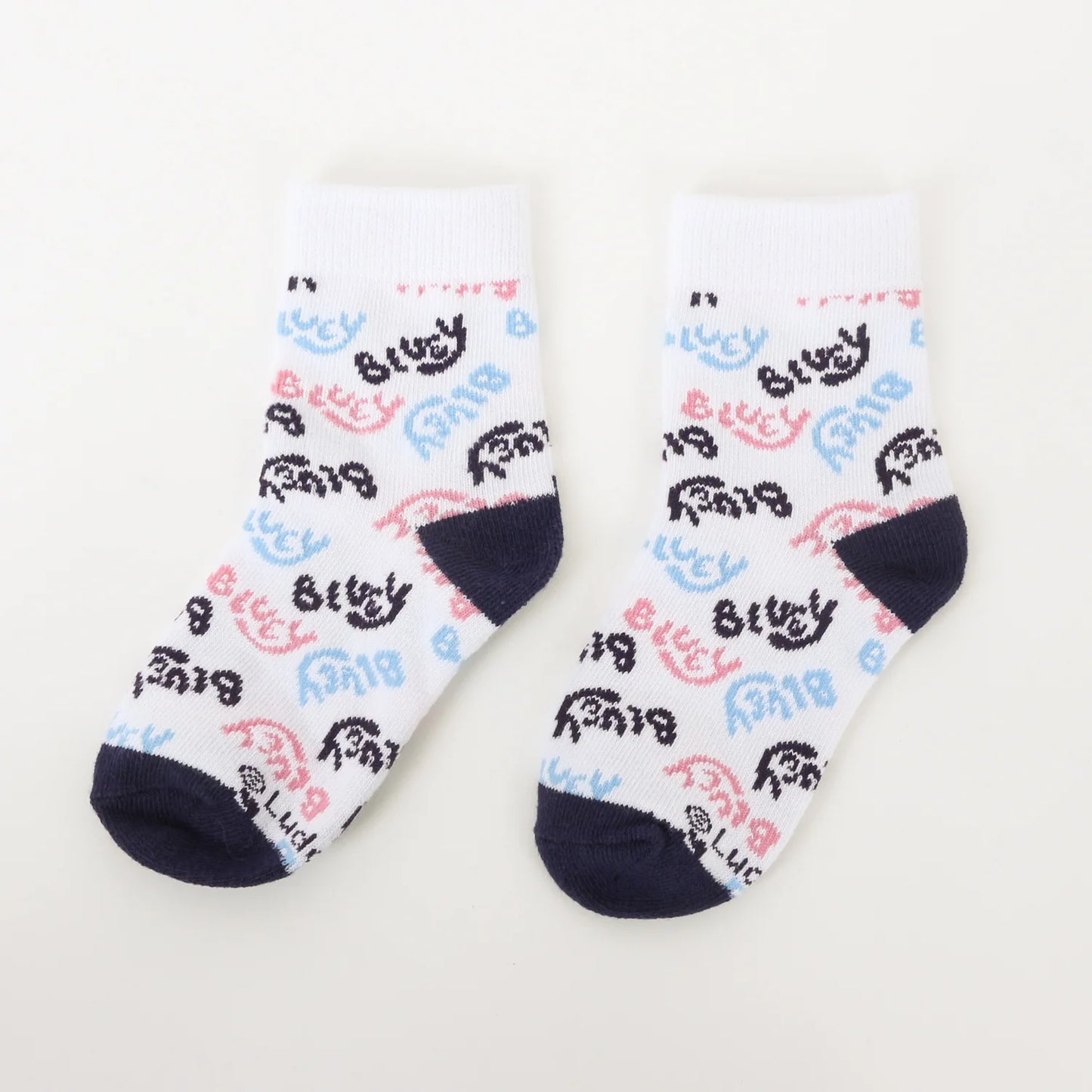 Tripack Calcetines Niña Blanco Full Print