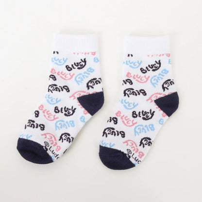 Tripack Calcetines Niña Blanco Full Print