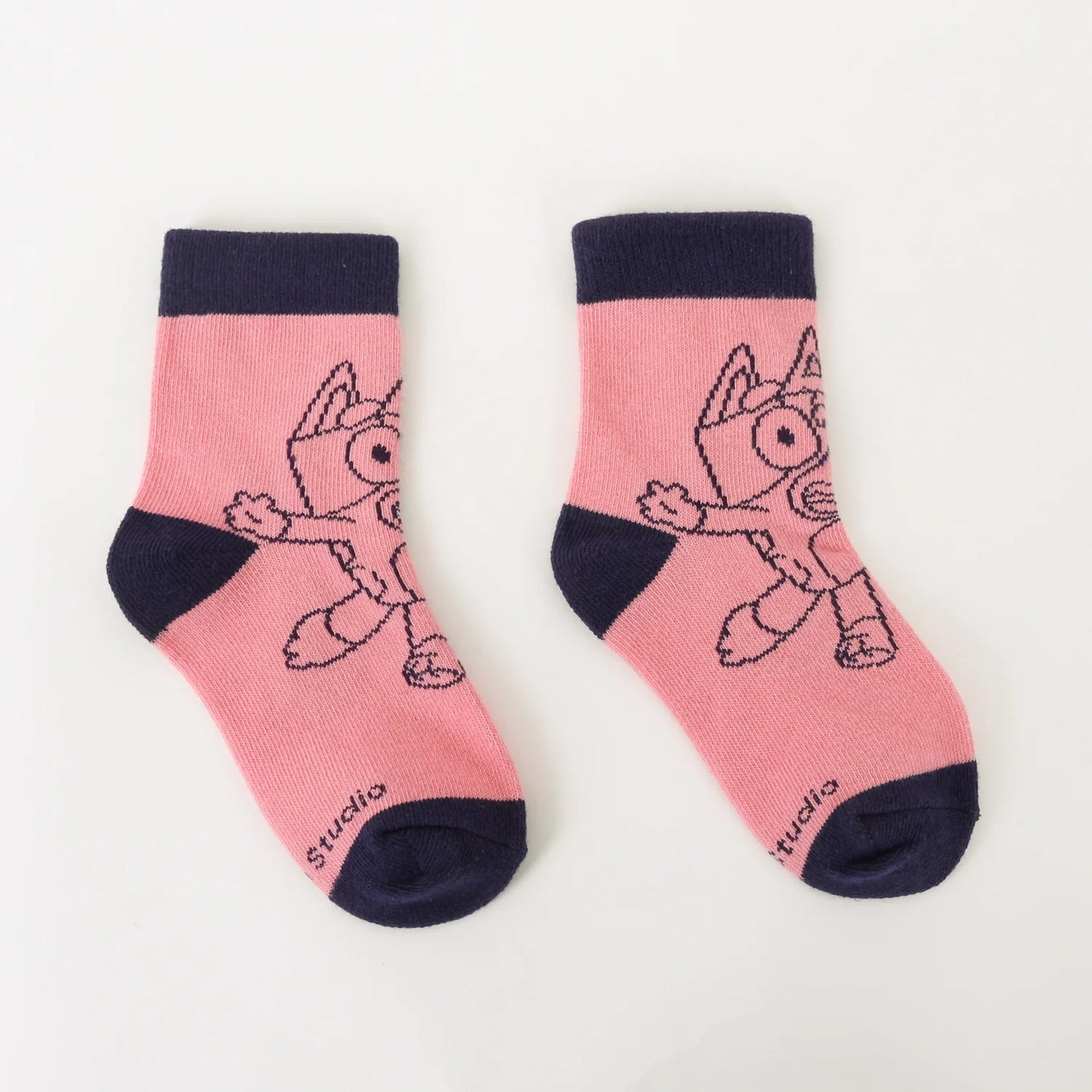 Tripack Calcetines Niña Blanco Full Print