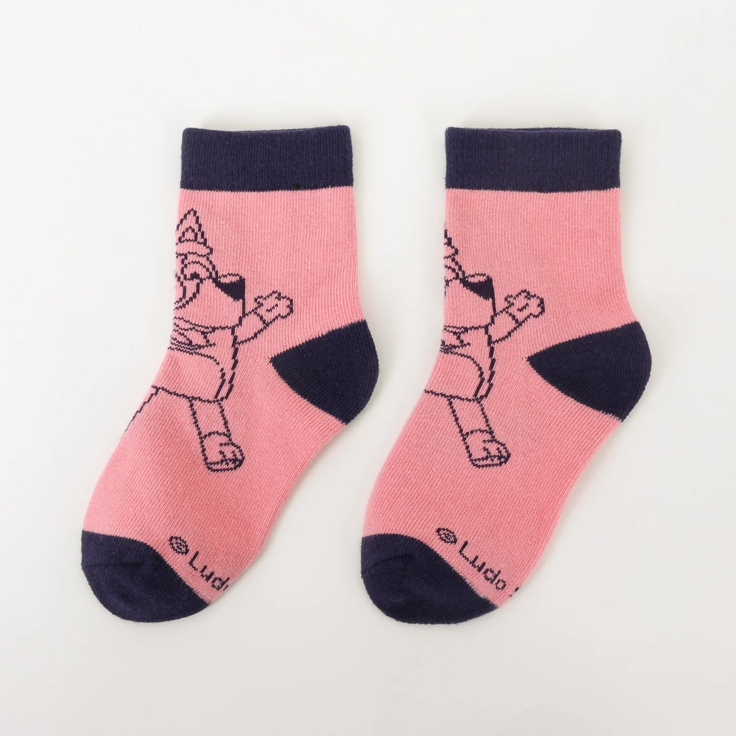 Tripack Calcetines Niña Blanco Full Print