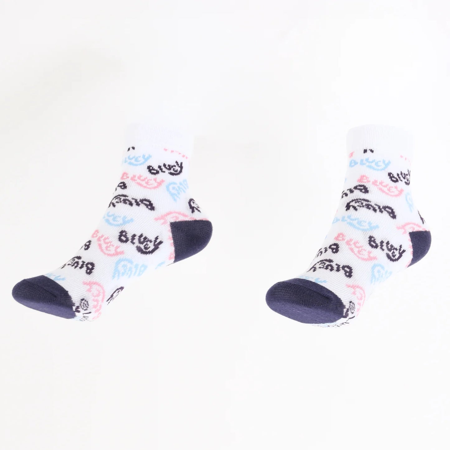Tripack Calcetines Niña Blanco Full Print