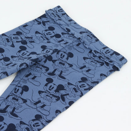 Calza Niña Full Print Minnie Mouse Azul