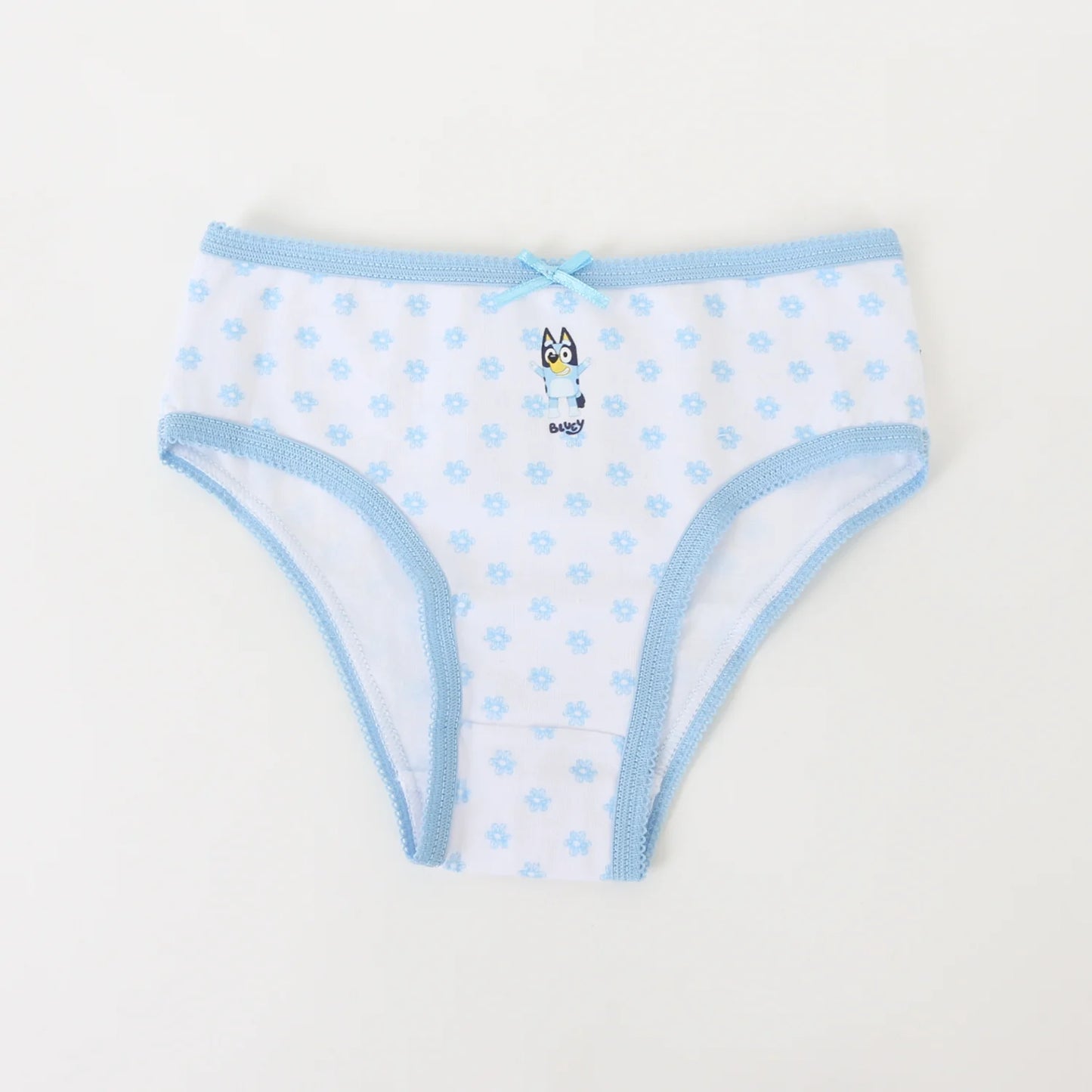 Tripack Calzón Niña Blanco Full Print Flores